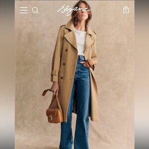 Sezane Scott Trench Coat